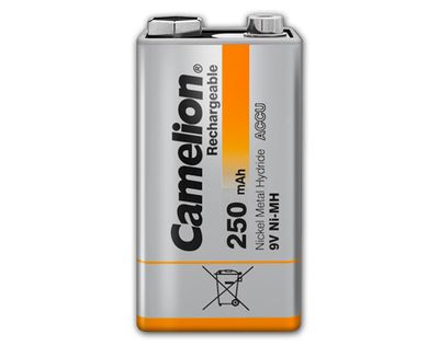 CAMELION 9V-250 mAh Ni-MH battery