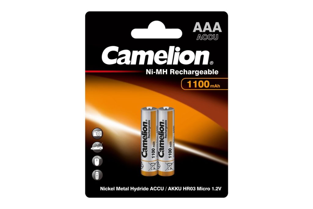 CAMELION R03-2BL 1100 mAh Ni-MH battery