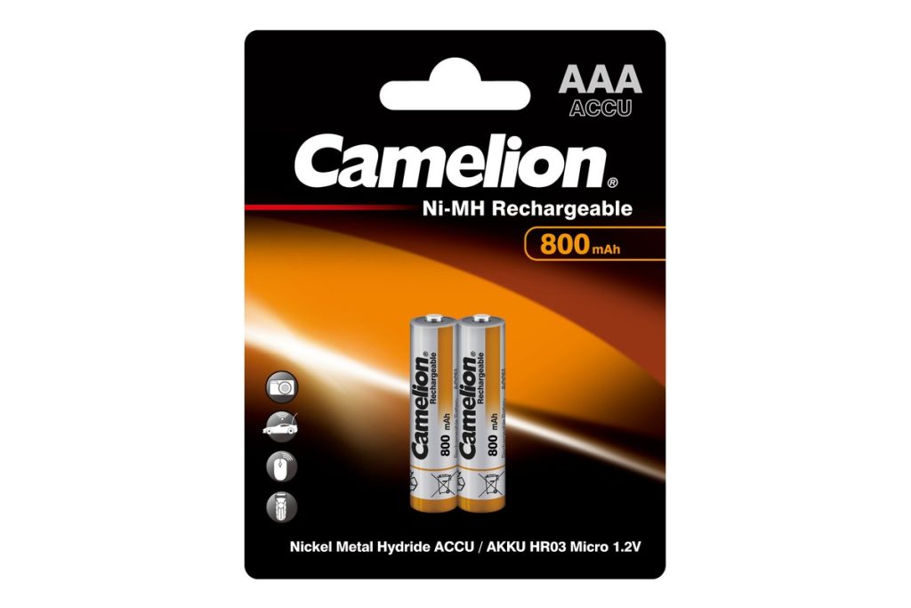 CAMELION R03-2BL 800 mAh Ni-MH battery
