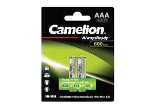 Акумулятор CAMELION R03-2BL AlwaysReady 600 mAh Ni-MH