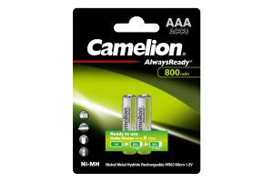 Акумулятор CAMELION R03-2BL AlwaysReady 800 mAh Ni-MH