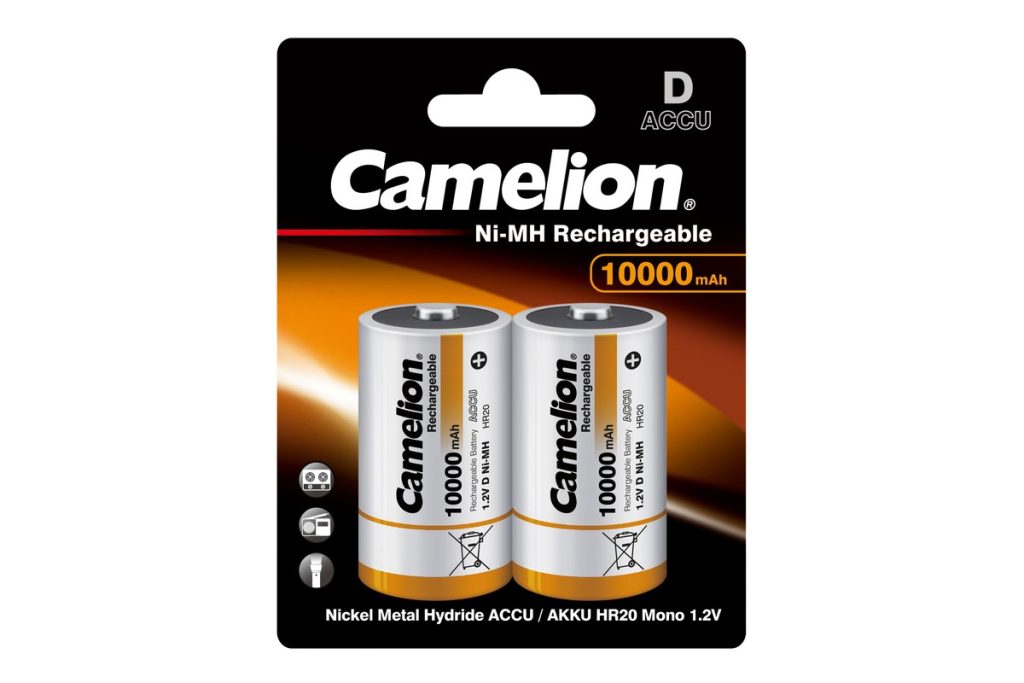 CAMELION R20-2BL 10000 mAh Ni-MH battery