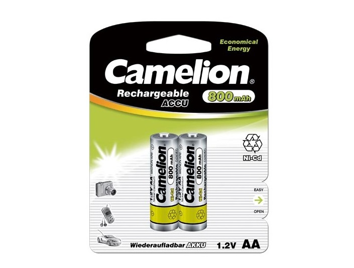 Акумулятор CAMELION R6-2BL 800 mAh Ni-Cd