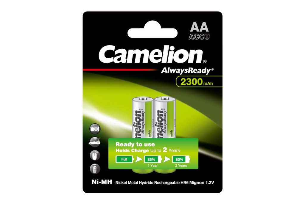 Акумулятор CAMELION R6-2BL AlwaysReady 2300 mAh Ni-MH