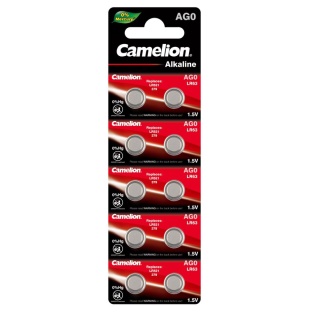 Батарейка CAMELION AG0-BP10 Alkaline 1х10 шт
