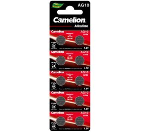 Батарейка CAMELION AG10-BP10 Alkaline 1х10 шт