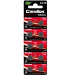 Батарейка CAMELION AG10-BP10 Alkaline 1х10 шт