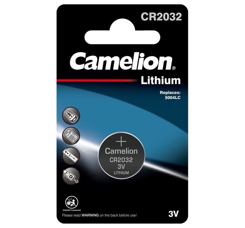Батарейка CAMELION CR2032-BP1 Lithium 1×1 шт