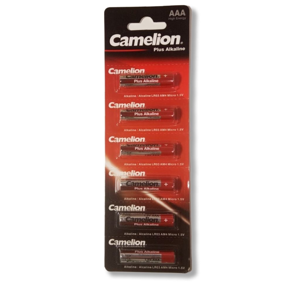 Battery CAMELION LR03-BP1X6Р Plus Alkaline 1×6 pcs