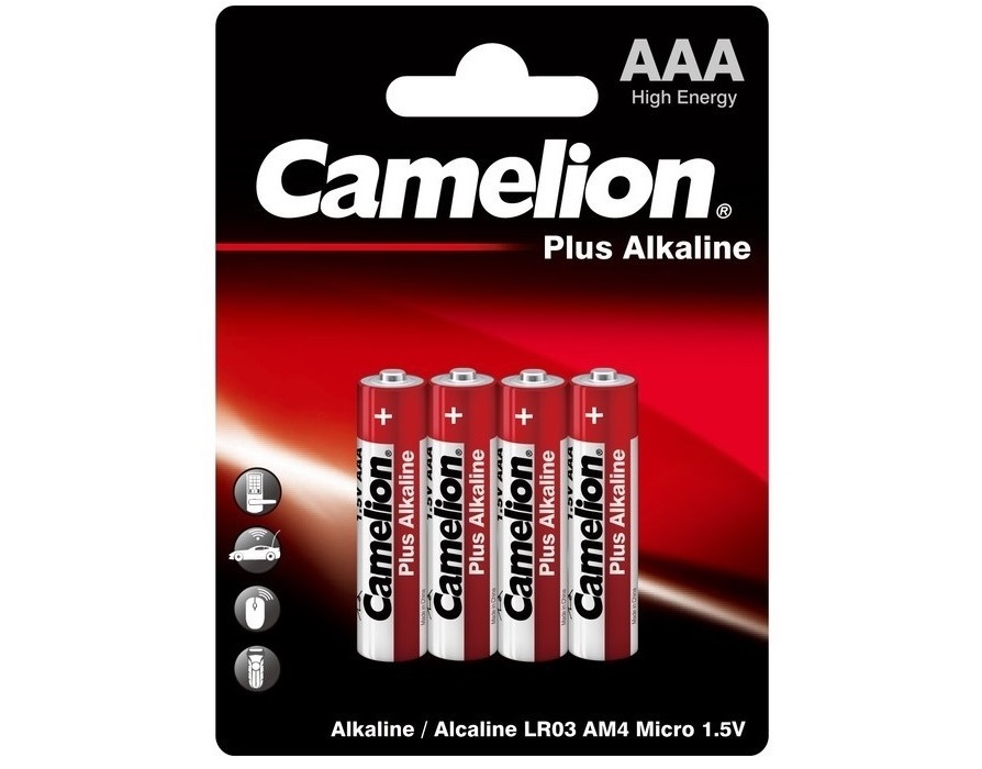 Battery CAMELION LR03-BP4 Plus Alkaline 1×4 pcs