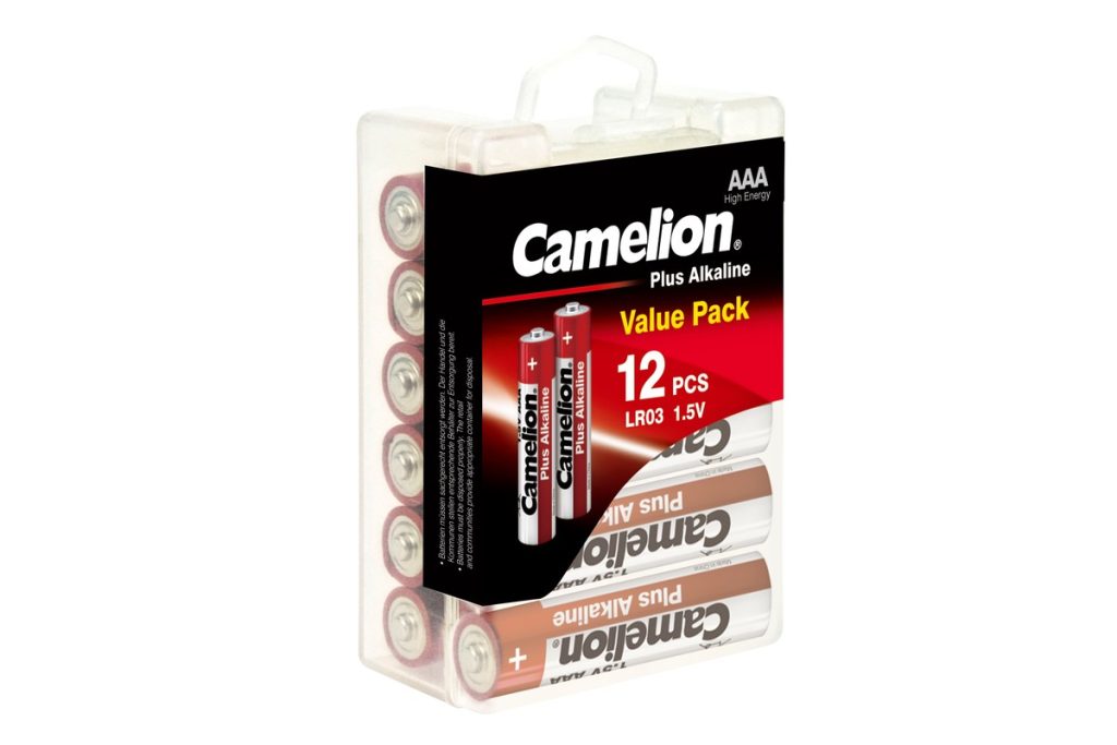 Battery CAMELION LR03-PBH12 Plus Alkaline (Plastic Box) 1×12 pcs