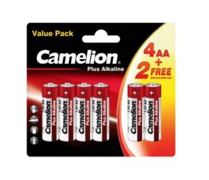 Батарейка CAMELION LR6-BP(4 2) Plus Alkaline 1x(4 2) шт