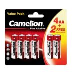 Батарейка CAMELION LR6-BP(4 2) Plus Alkaline 1x(4 2) шт