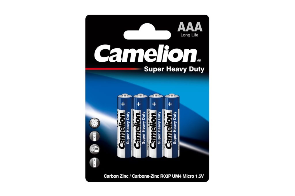 Battery CAMELION R03P-BP4B Blue, 1×4 pcs
