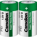 Батарейка CAMELION R20P-SP2G Green Shrink 1х2 шт