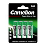 Батарейка CAMELION R6P-BP4G Green 1×4 шт