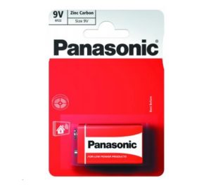 Батарейка PANASONIC 6F22 Zinc Carbon 1×1 шт. (6F22REL/1BPR)