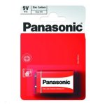 Батарейка PANASONIC 6F22 Zinc Carbon 1×1 шт. (6F22REL/1BPR)