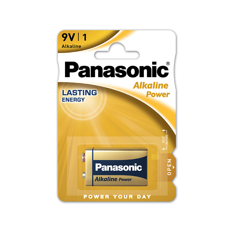 Battery PANASONIC 6LF22 Alkaline Power 1×1 pc (6LF22APB/1BP)