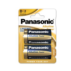 Battery Panasonic Alkaline Power D 1*2 pcs