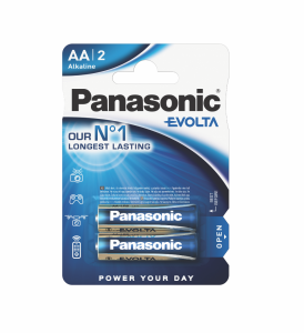 Батарейка Panasonic Evolta AA BLI 1*2 шт Alkaline