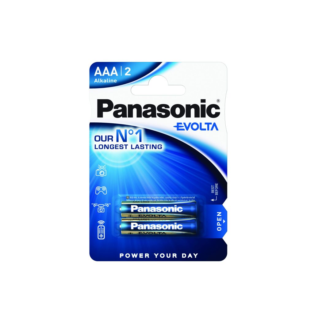 Батарейка Panasonic Evolta AAA BLI 1*2 шт Alkaline