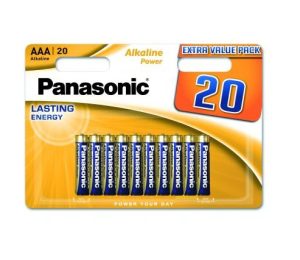 Батарейка PANASONIC LR03 Alkaline Power 1×20 шт. (LR03REB/20BW)