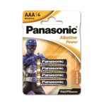 Батарейка PANASONIC LR03 Alkaline Power Rangers 1х4 шт