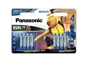 Батарейка PANASONIC LR03 Evolta Rangers 1х(4 4) шт