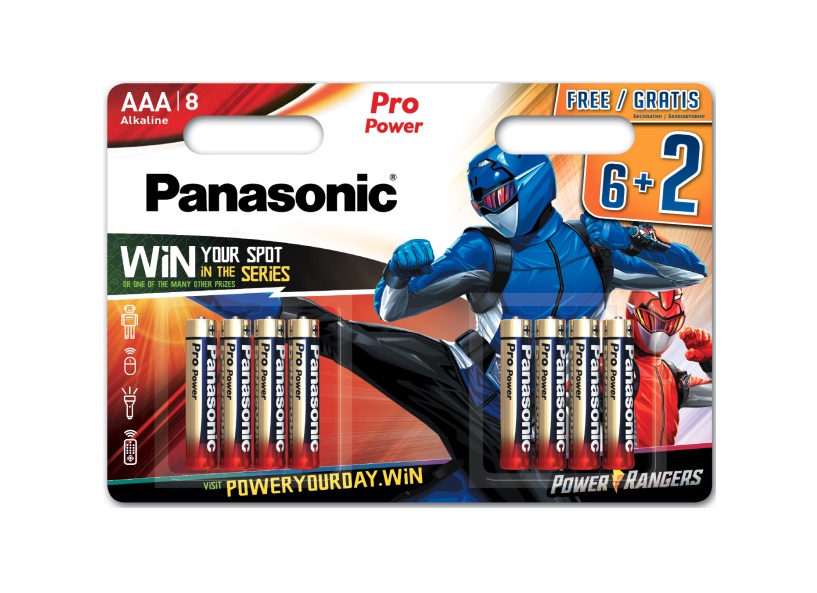 Battery PANASONIC LR03 Pro Power Rangers 1x (6 2) pcs