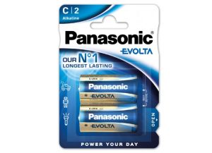 Батарейка PANASONIC LR14 Evolta 1×2 шт. (LR14EGE/2BP)
