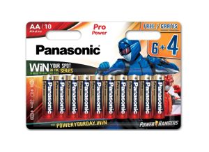 Батарейка PANASONIC LR6 Pro Power  Rangers 1х(6 4) шт