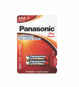 Батарейка Panasonic Pro Power AAA BLI 1*2 шт Alkaline