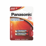 Батарейка Panasonic Pro Power AAA BLI 1*2 шт Alkaline