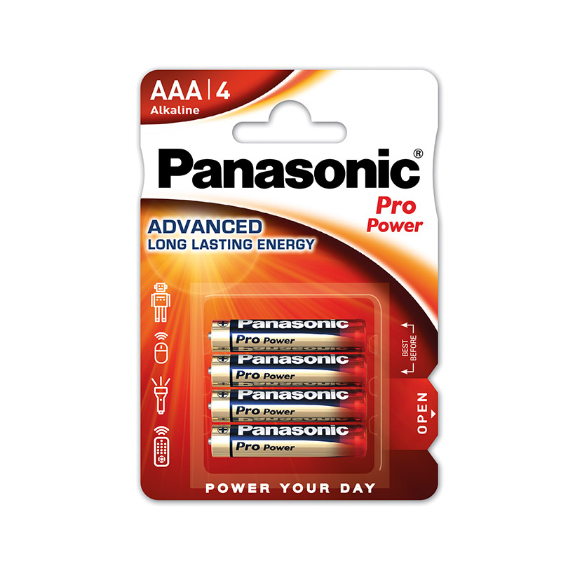 Battery Panasonic Pro Power AAA BLI 1*4 pcs Alkaline