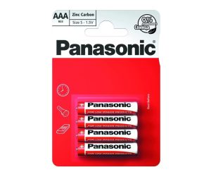 Батарейка PANASONIC R03 Zinc-Carbon 1×4 шт. (R03REL/4BPR)