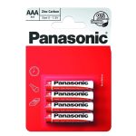 Батарейка PANASONIC R03 Zinc-Carbon 1×4 шт. (R03REL/4BPR)