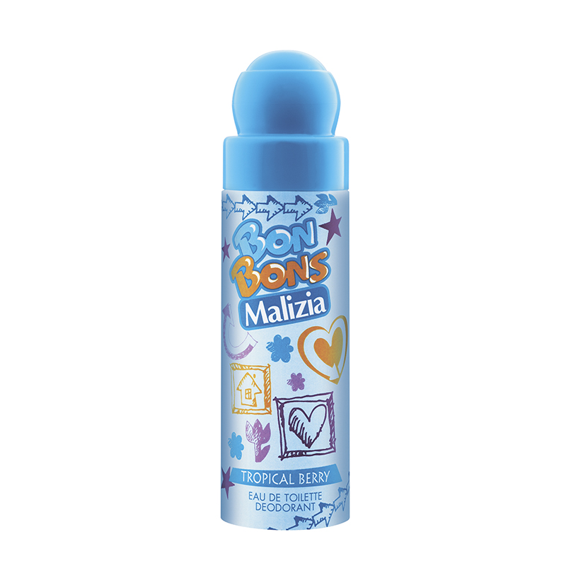 Парфумований дезодорант для дівчаток  Bon Bons TROPICAL BERRY ТМ Malizia 75 мл