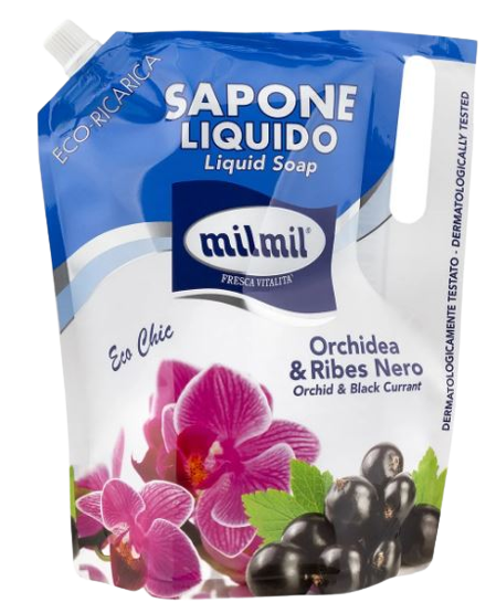 Liquid soap “Orchid and blackcurrant” (spare), 900 ML.