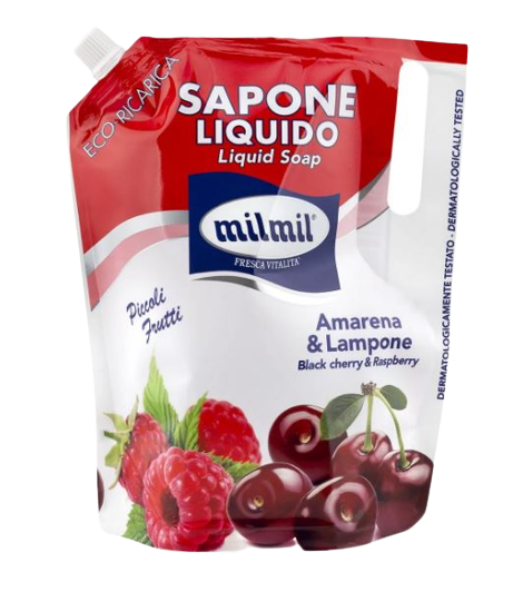 Liquid soap “Cherry and Raspberry” (reserve), 900 ML.