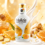 Гель-піна для ванни та душу HONEY & GINGER ТМ MALIZIA 1л